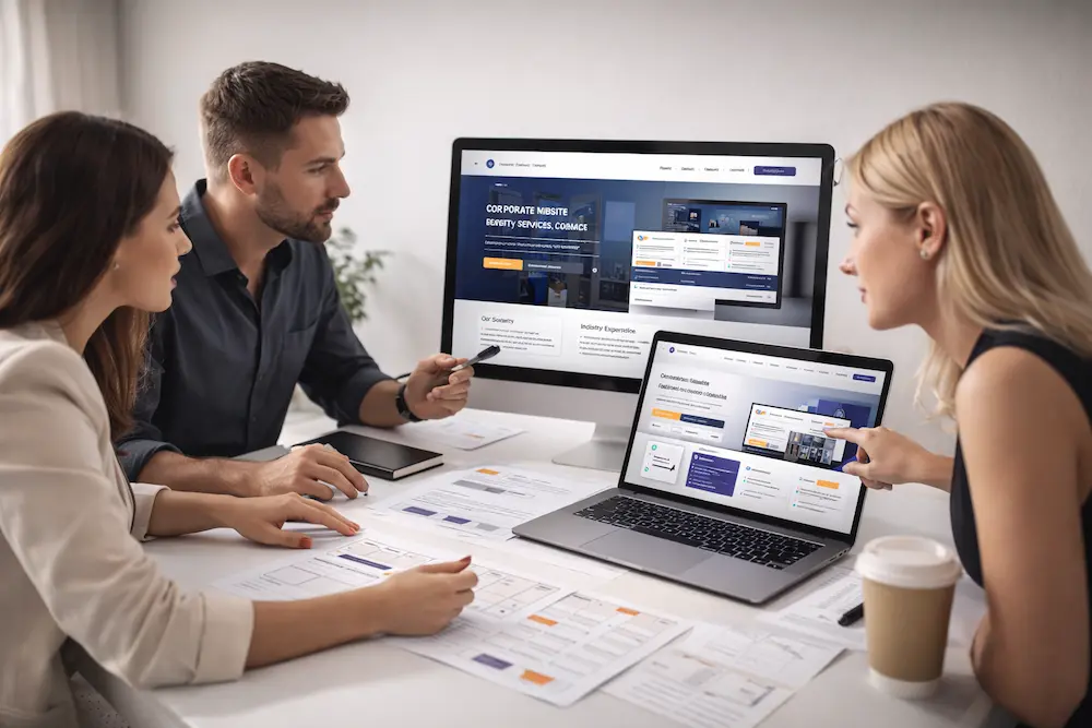 servicio de desarrollo de sitios web corporativos