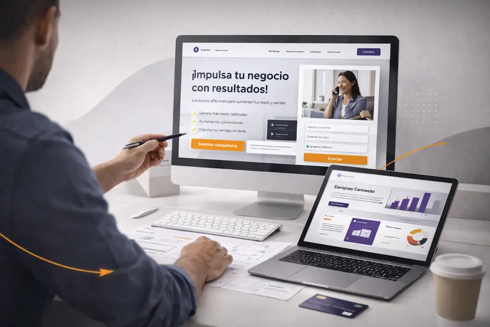 diseño de landing page estrategicas